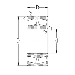 Bearing 22224-E-W33 images