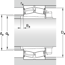 Bearing 23240-2CS5K/VT143 + H 2340 L images