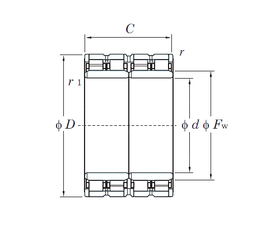 Bearing 104FC74535 images