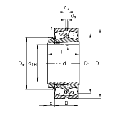 Bearing 23120-E1A-K-M + H3120 images