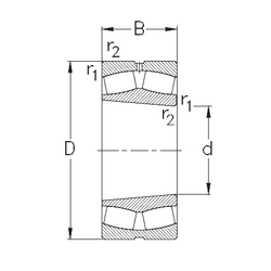 Bearing 23048-K-MB-W33 images