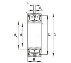 Bearing WS22311-E1-2RSR images