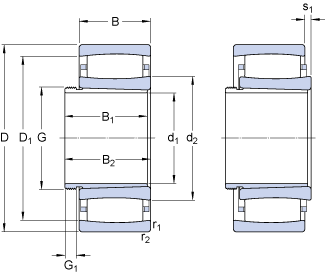 Bearing C 3022 K + AHX 3122 images