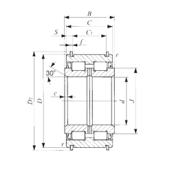 Bearing NAS 5011ZZNR images