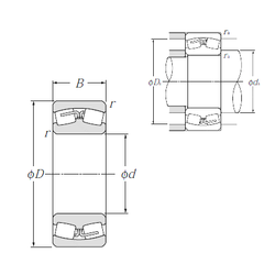 Bearing 22228B images