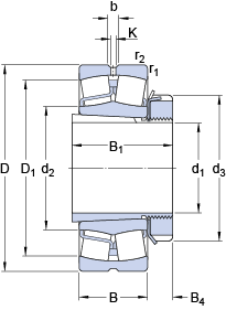 Bearing 21317 EK + H 317 images