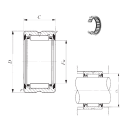 Bearing BR 202820 UU images