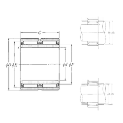 Bearing NAO-45×62×40ZW images