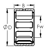 Bearing NKS43 images