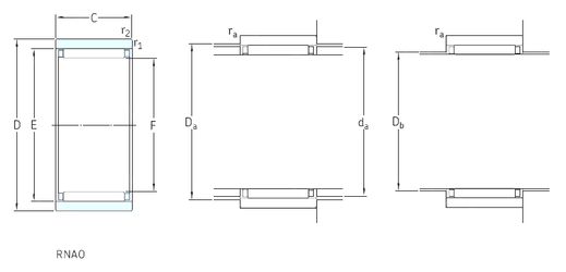 Bearing RNAO6x13x8TN images