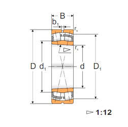 Bearing 22216 KW33 images