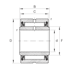 Bearing NA4910-2RSR images