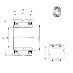 Bearing NA 4908UU images