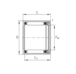 Bearing BK2018-RS