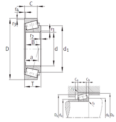 Bearing T2ED045 images