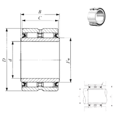 Bearing GBRI 203320 UU images