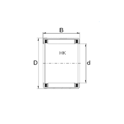 Bearing HK2512 images