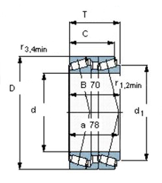 Bearing T7FC 060T80/QCL7CDTC10 images