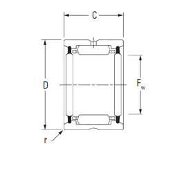 Bearing HJ-263520,2RS images