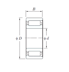 Bearing 8E-NK1-25X56.4X19-3 images