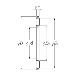 Bearing AXK1105 images