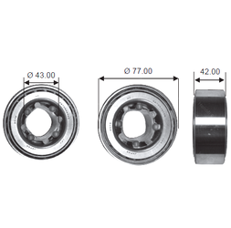 Bearing 46T090804 images