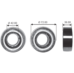 Bearing 46T080704 images