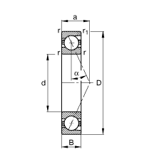 Bearing B71930-E-T-P4S images