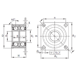 Bearing ZKLR1547-2RS images