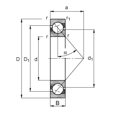 Bearing 71814-B-TVH images