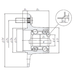 Bearing HUB122-12 images