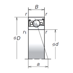 Bearing 100BER29HV1V images