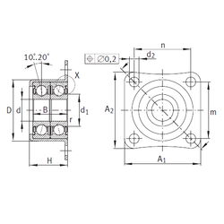 Bearing ZKLR1035-2Z images