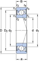 Bearing S7014 ACE/HCP4A images