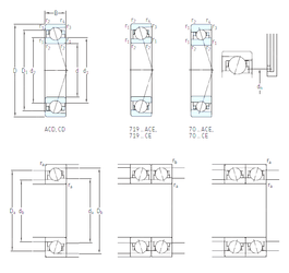 Bearing 7007 CB/HCP4A images