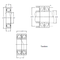 Bearing 7303BDT images