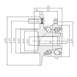 Bearing HUB251-4 images