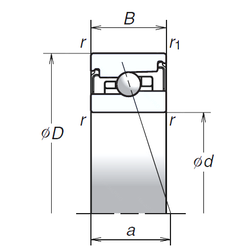 Bearing 100BER20HV1V images