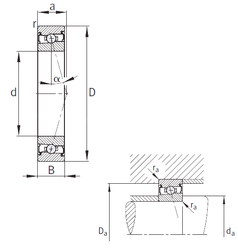 Bearing HCS7022-C-T-P4S images