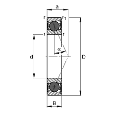 Bearing HCB7206-E-2RSD-T-P4S images