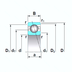 Bearing 7208A5TRSU images