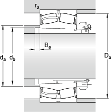 Bearing 23052-2CS5K/VT143 + OH 3052 HE images