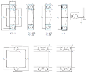 Bearing S71928 CD/HCP4A images