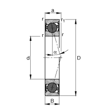 Bearing HCB71910-C-2RSD-T-P4S images