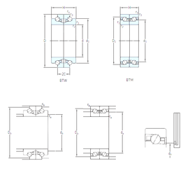 Bearing BTM 130 BTN9/HCP4CDB images