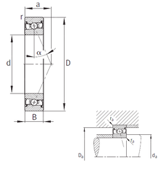 Bearing HSS7021-E-T-P4S images