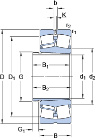 Bearing 21316 EK + AH 316 images