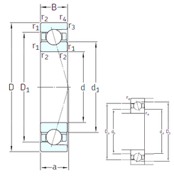 Bearing SEA50 /NS 7CE1 images