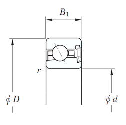 Bearing KJA055 RD images