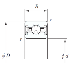 Bearing KUX080 2RD images